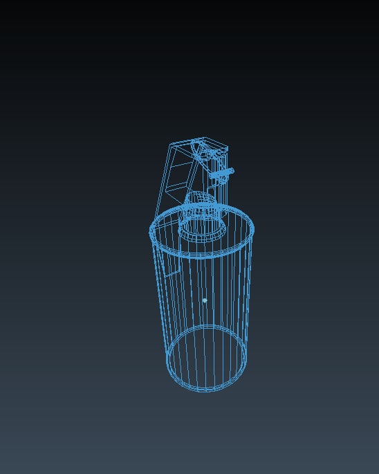 m18烟雾弹blender模型展示