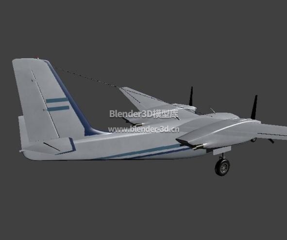 小型双螺旋桨固定翼飞机Aero Commander 500