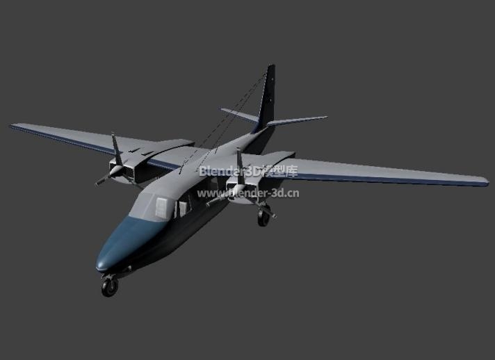 小型双螺旋桨固定翼飞机Aero Commander 500