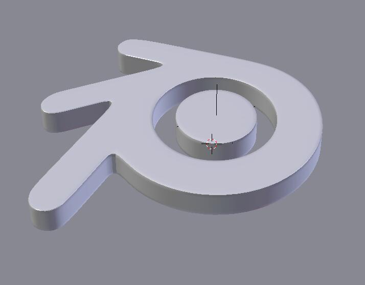 blender玻璃logo