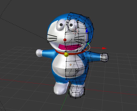 blender 卡通哆啦a梦3d模型素材免费下载-blender3d模型库