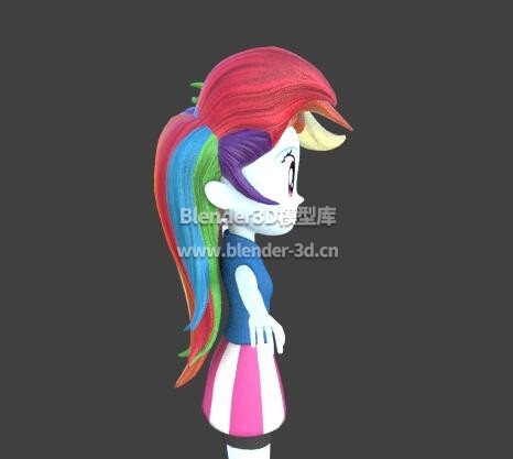 拟人云宝黛西Rainbow Dash