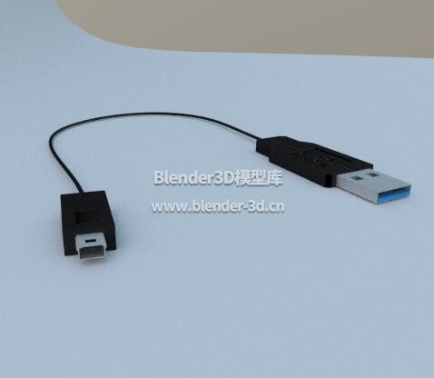 Mini-USB转USB 3.0转接线