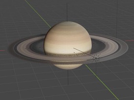 土星星球blender模型