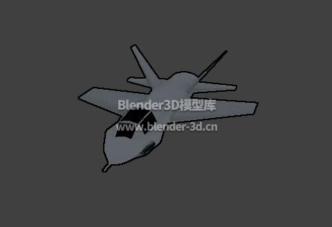 lowpoly隐形战斗机