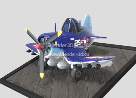 F4UCorsair战斗机玩具摆件