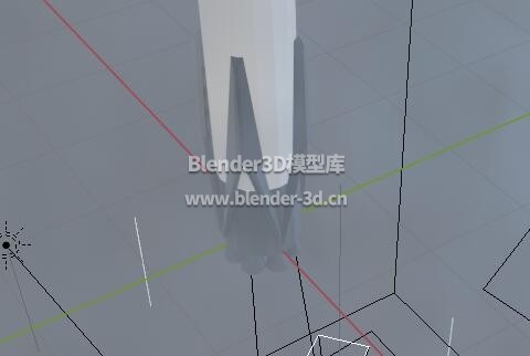 lowpoly Space-X猎鹰9号火箭