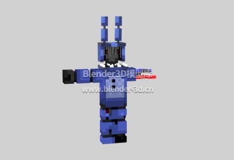 rig Minecraf我的世界玩具熊的五夜后宫邦尼