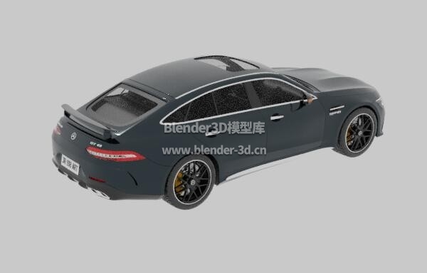 黑色奔驰AMG gt63汽车