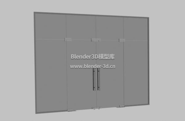 四门对开玻璃门