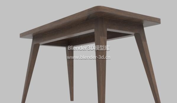 深色实木餐桌子
