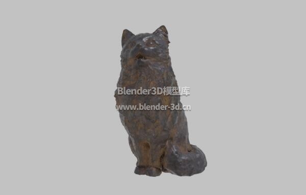 震惊猫雕塑塑像