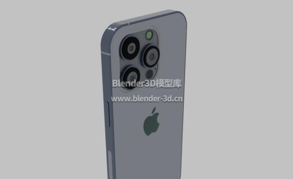 蓝色苹果Iphone 15 Pro手机电话